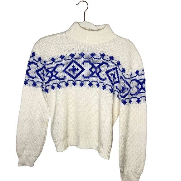 Vintage 1970 - 80 Turbo Brand Ski Sweater sz. Small #YY - Picture 1 of 7